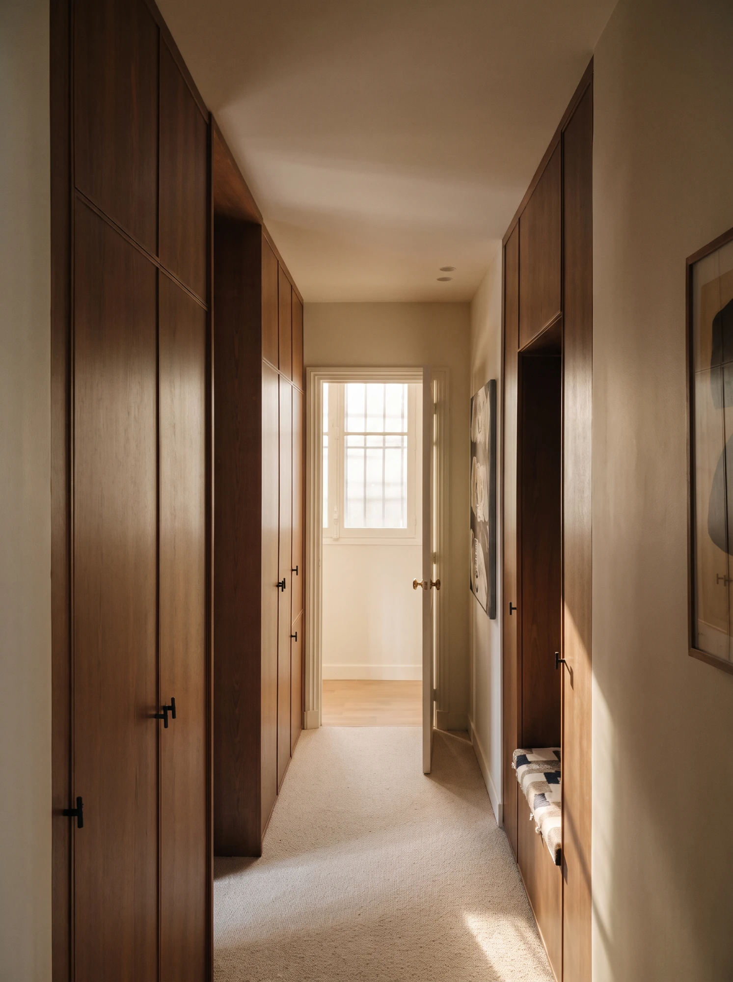 Bazin, couloir et rangements