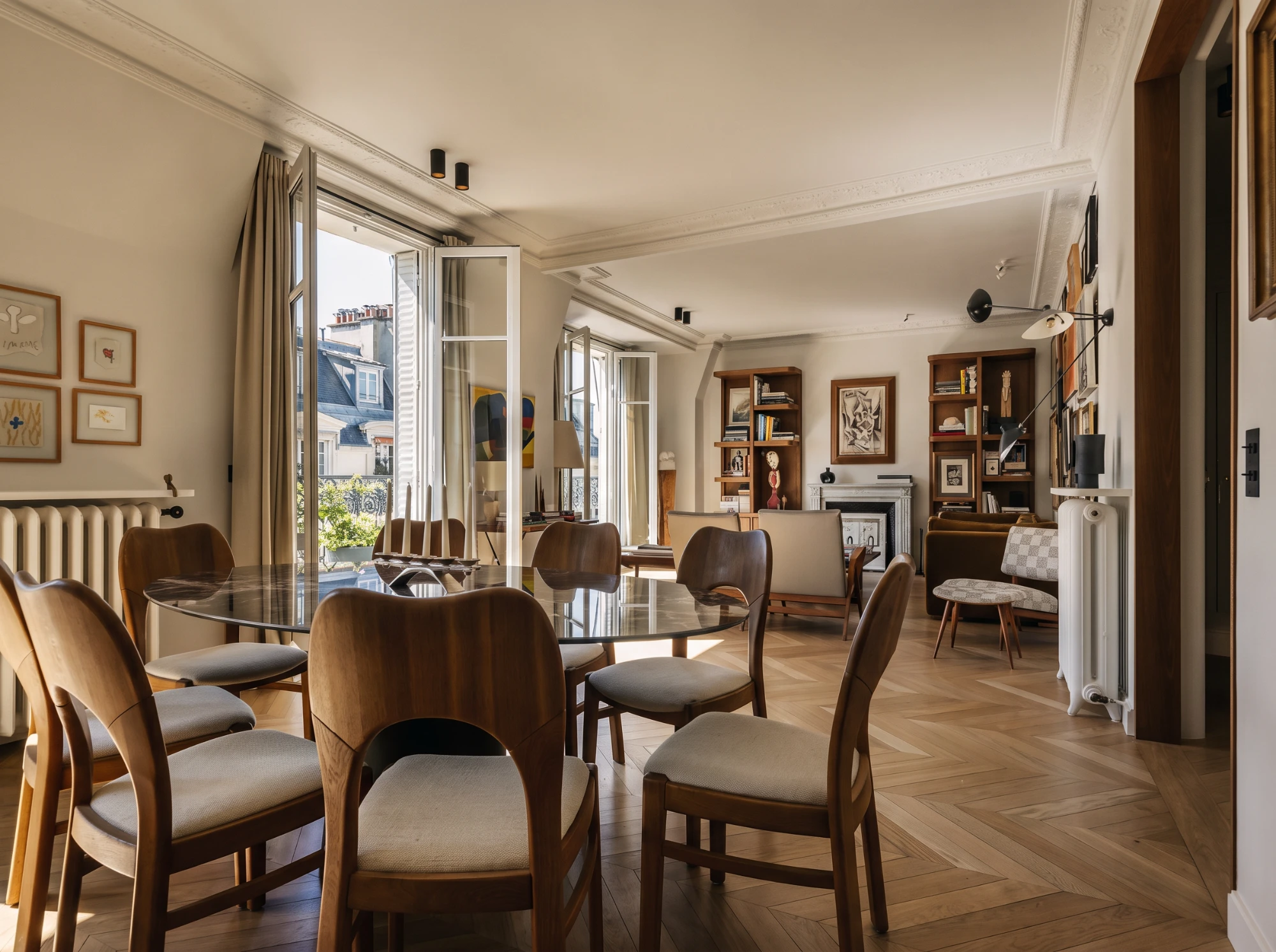 Bazin, salle à manger et salon